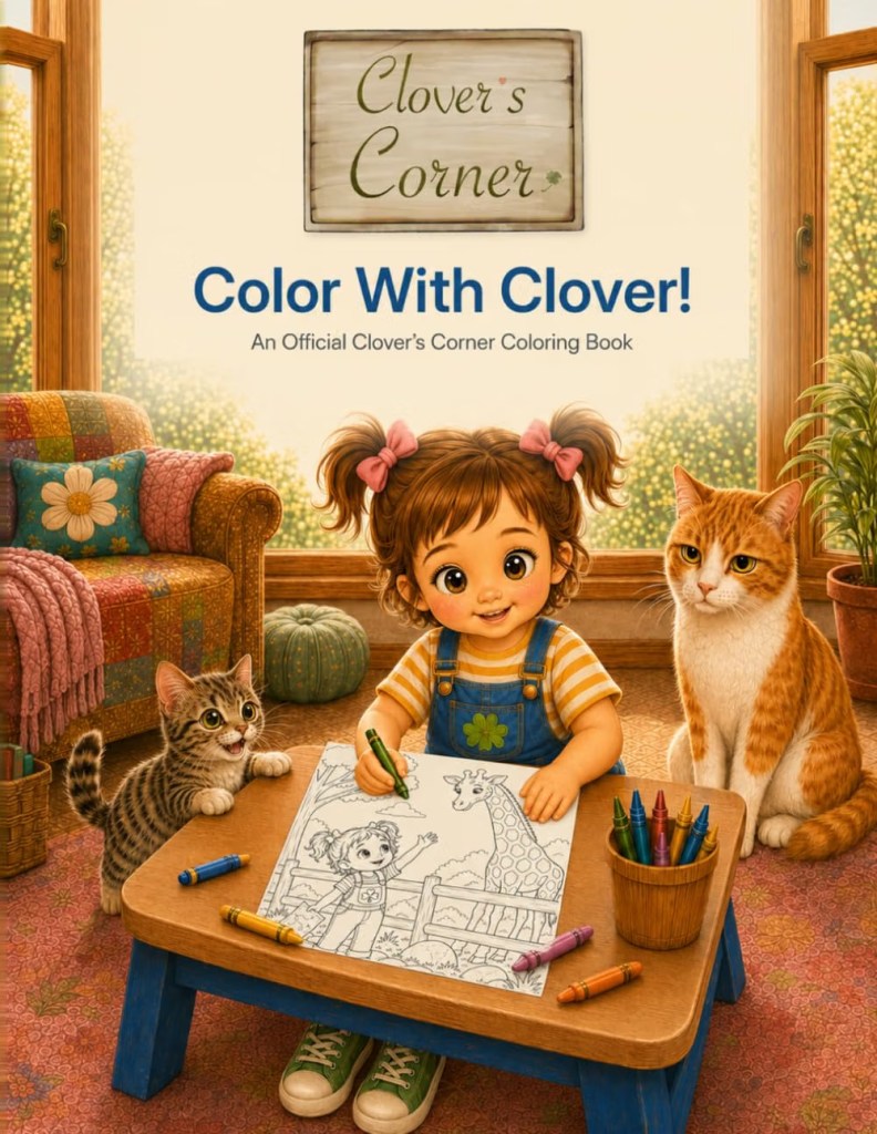 Color With Clover! An Official Clover’s Corner Coloring Book